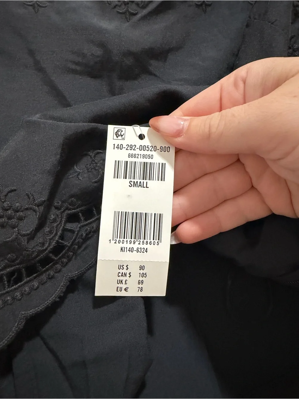 NWT Abercrombie & Fitch Cotton-Silk Blend Cutwork Cami Small